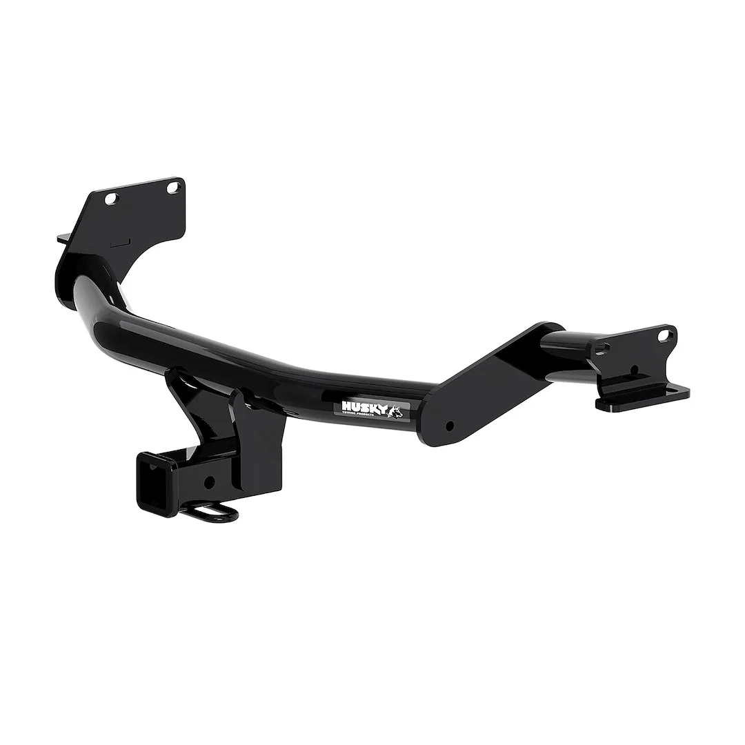 69641C – HUSKY TOWING Trailer Hitch Rear, Class III Round Tube Welded 2 Inch Receiver 5000 Pound Weight Carrying Capa...